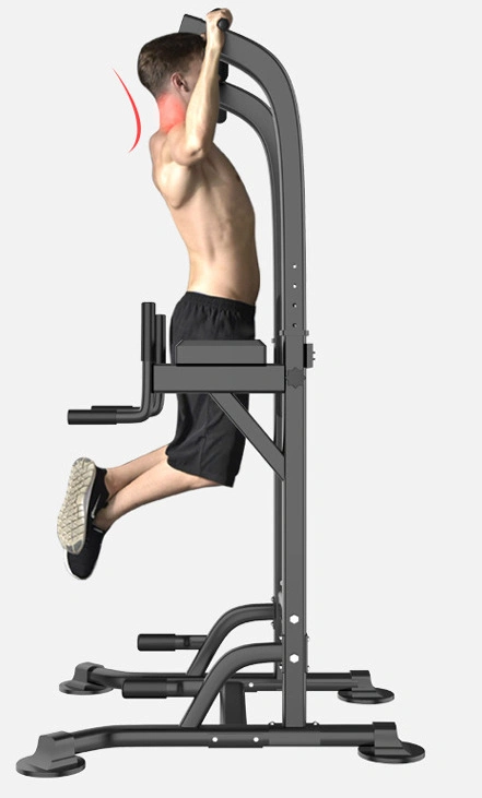 Adjustable Height Power Tower Pull up Bar Standing Gym Sports
