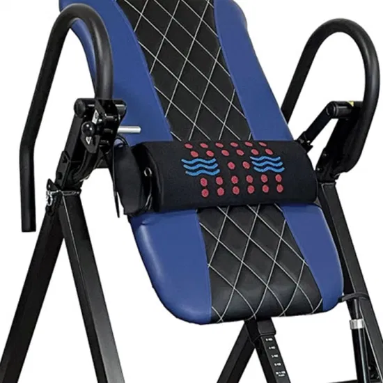 Wholeprice Selling Gym Fitness Foldable Advanced Heat Vibration Massage Inversion Table