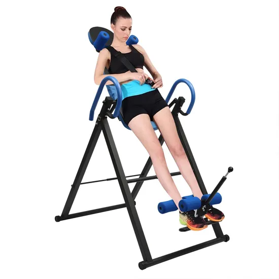 Amazon Hotselling Selling Gym Fitness Adjustable 4 Gears Heavy Duty Inversion Table 