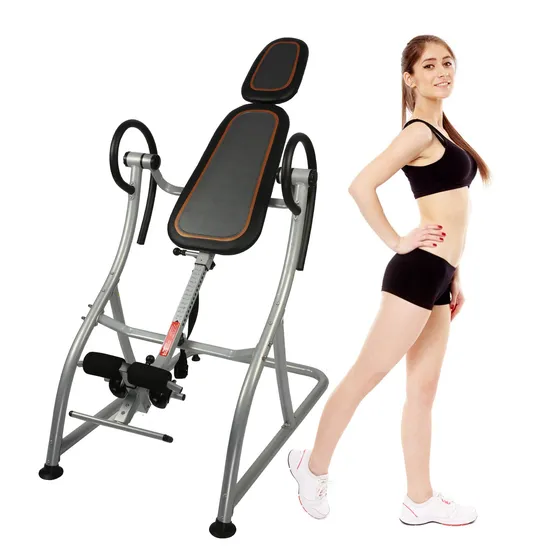 Wholeprice Selling Gym Fitness Adjustable Pain Therapy Training Inversion Table 