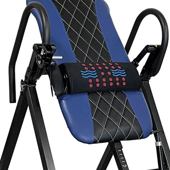 Wholeprice Selling Gym Fitness Foldable Advanced Heat Vibration Massage Inversion Table 