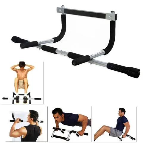 Portable Pull up Bar for Doorway Push up Sit up Door Bar Gym System Chin