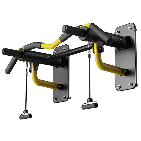 Strength Training Exercise Equipment Wall Mounted Chip up Bar Pull up Bar with Pull Rope Bl19434 