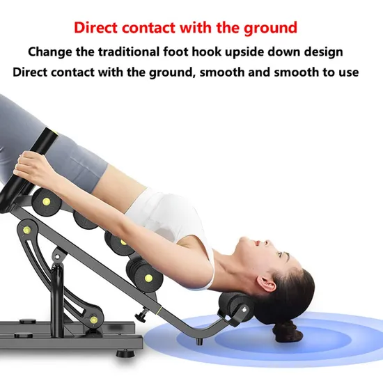 Amazon Hotselling Home Fitness Foldable Height Adjustable Inversion Therapy Table 