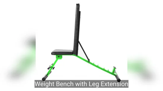 Versatile Adjustable Weight Bench with Leg Curl for Home Fitness 
