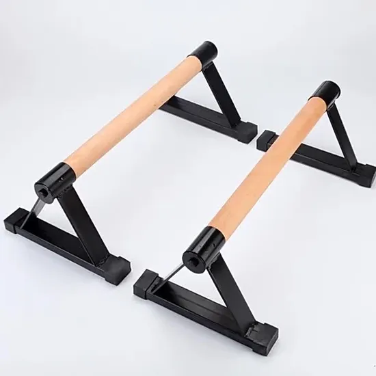 Gravity Fitness DIP Bars Gymnastic Parallettes Push up Stand Parallettes Wooden Push up Bars 
