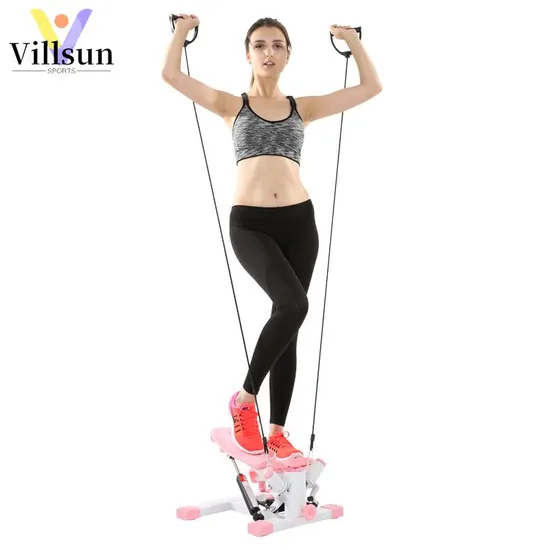 Home Gym Mini Steppers for Exercise with Resistance Bands 
